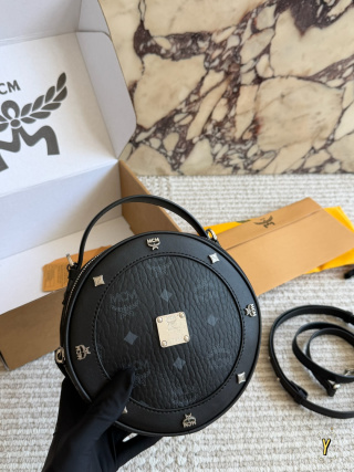 Suzy Wong Round Visetos Crossbody Bag