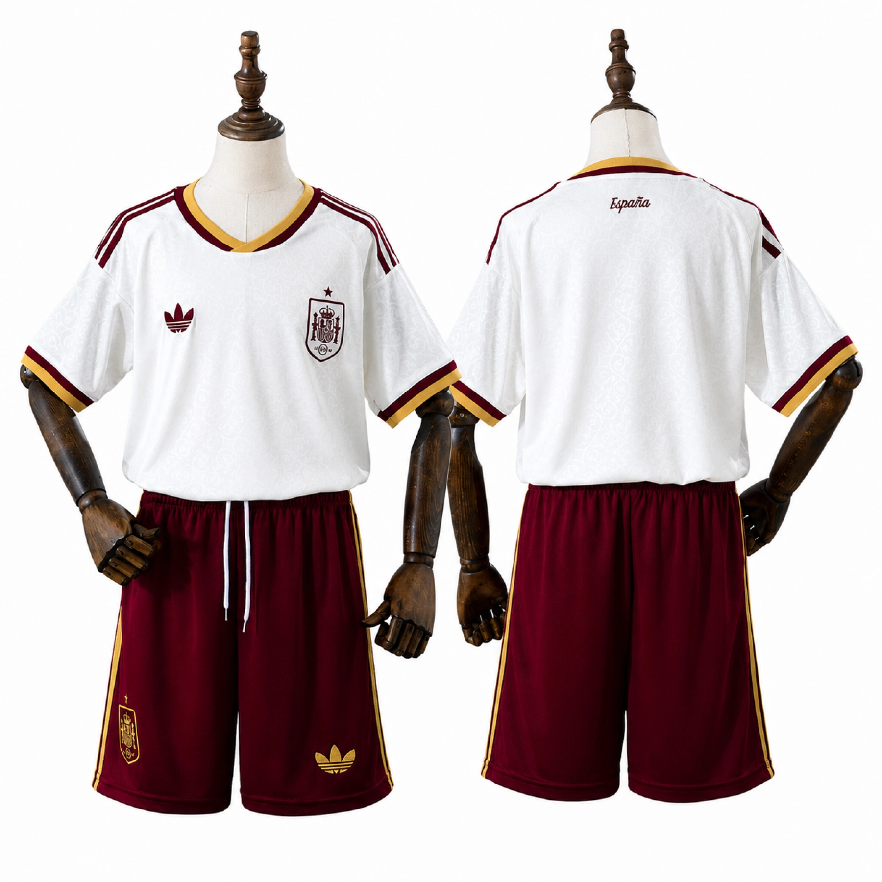 Spain 2026 Away Kids Kit Jersey Size