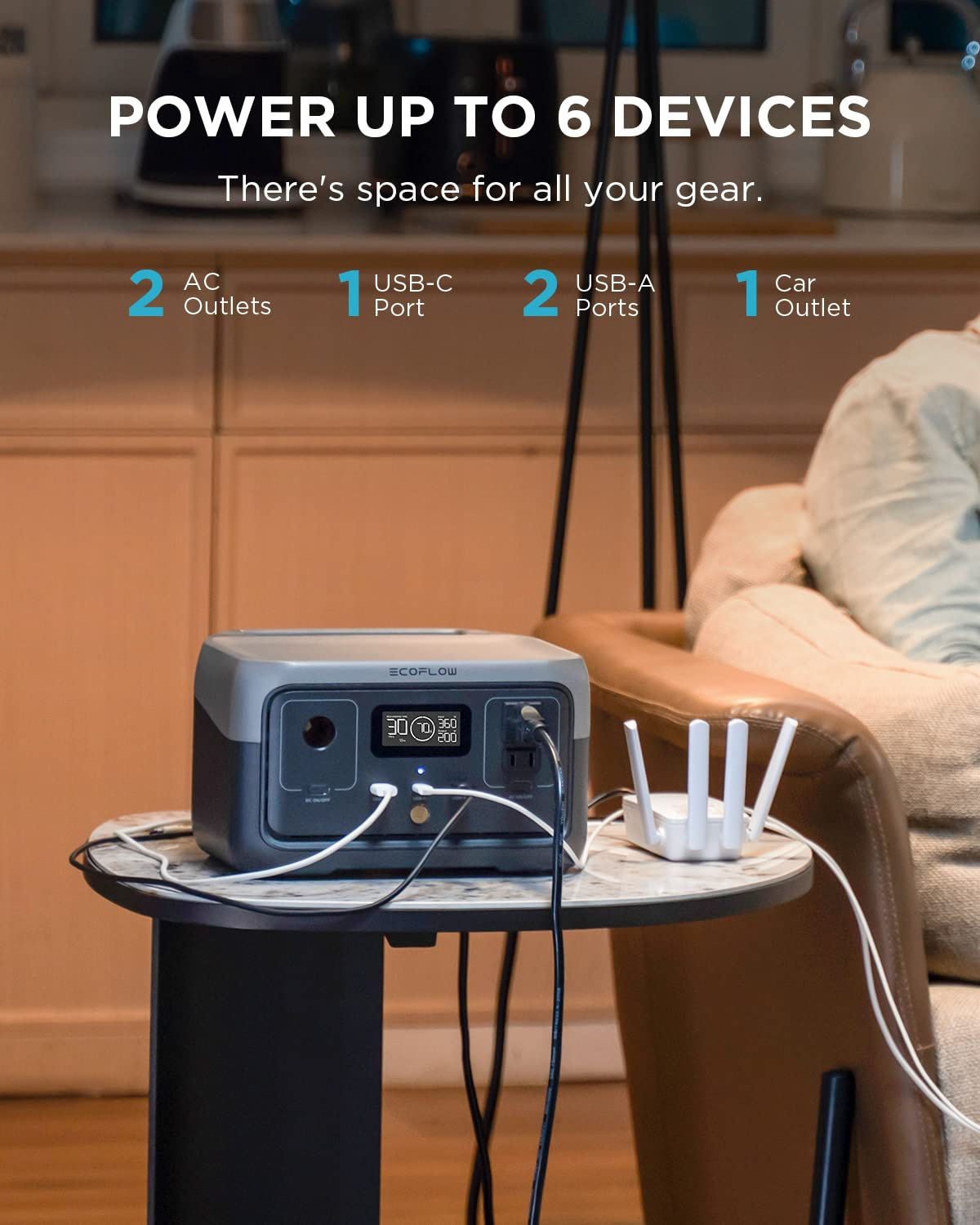 EF ECOFLOW Portable Power Station RIVER 2
