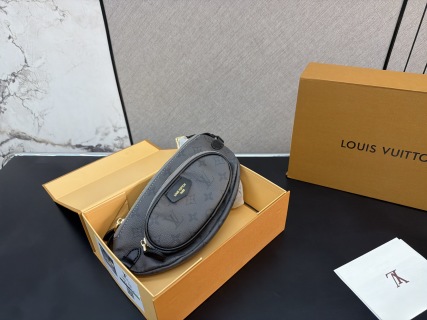 Louis Vuitton Keepit Bumbag, Monogram / Damier Azur Canvas