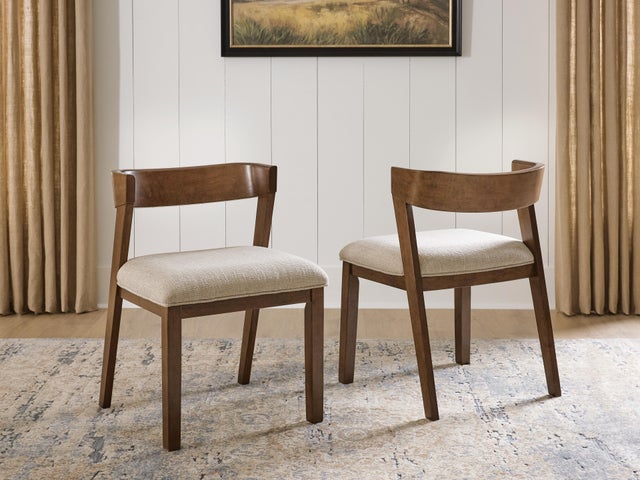 Kristiland Low Back Upholstered Dining Chair (Set of 2)