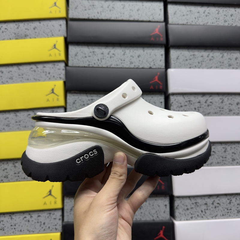 Crocs Dolphin Clog - White and Black