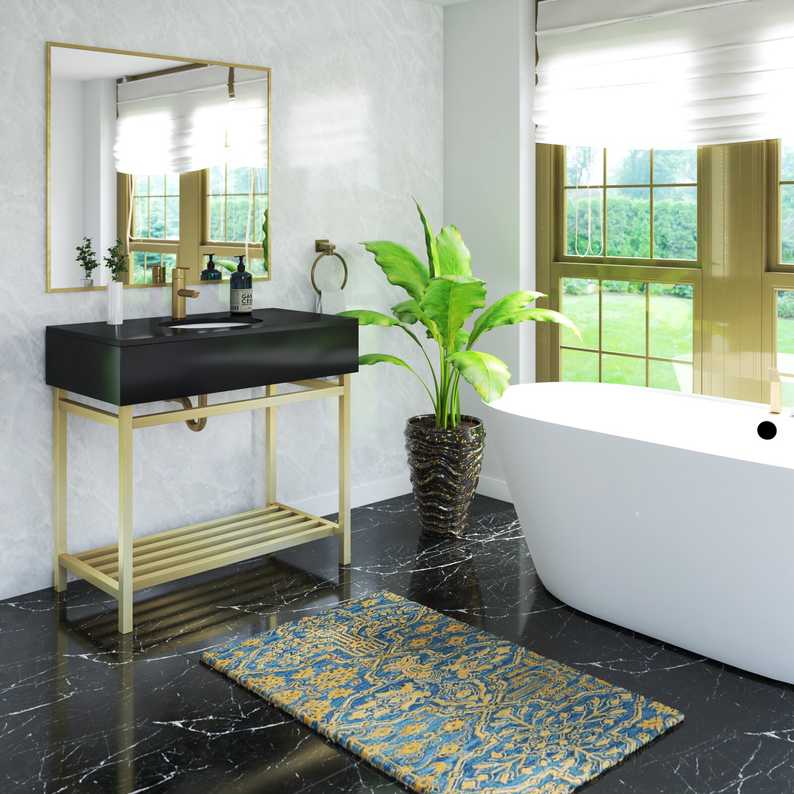 Whittier 36” Single Bathroom Vanity Set