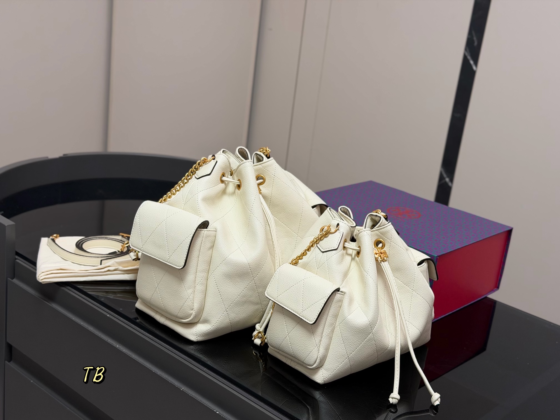 Tory Burch Romy Drawstring Bucket Bag