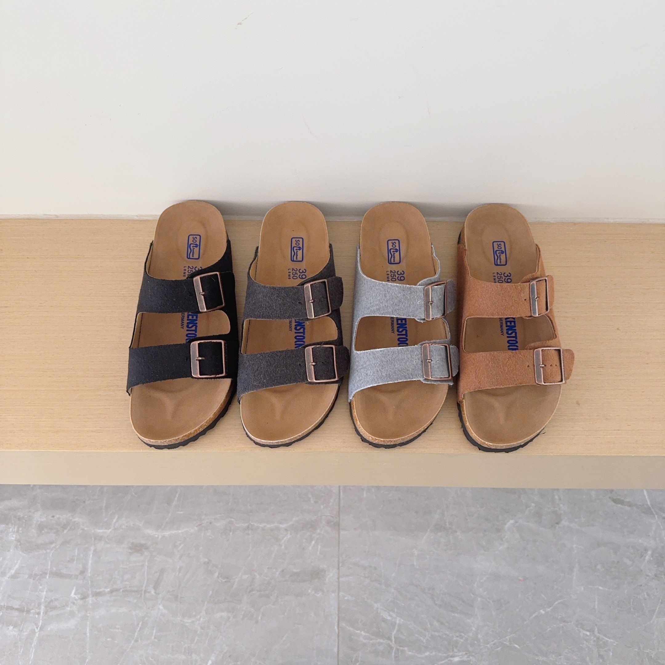 UGG Kids Wool Birken-Style Two-Strap Sandals Adult And Kids