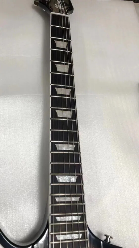 Top Electric Guitar Mahogany Body FinishSunburst Chrome1 Hardware Left Hand