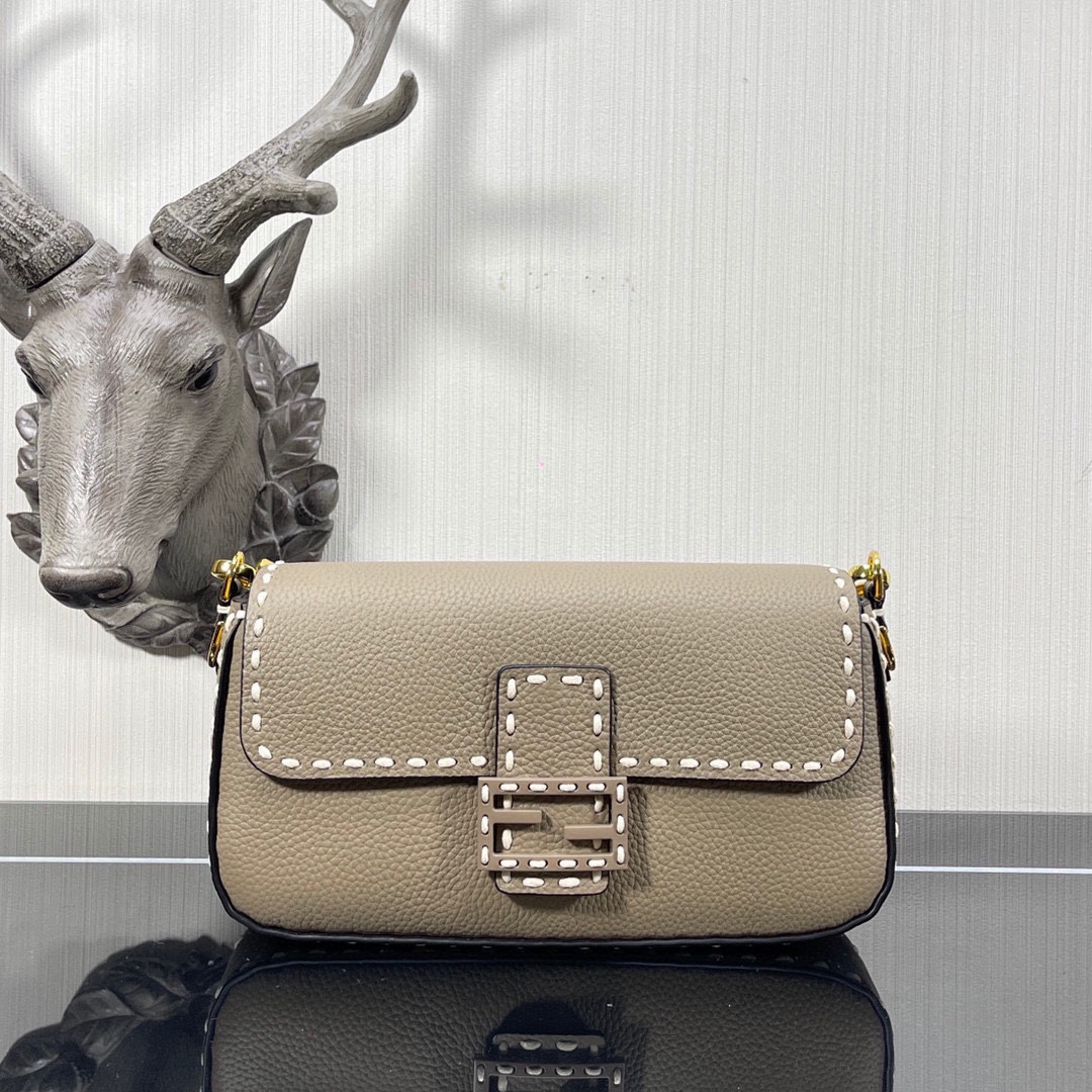 Fendi Togo Baguette shoulder crossbody handbag