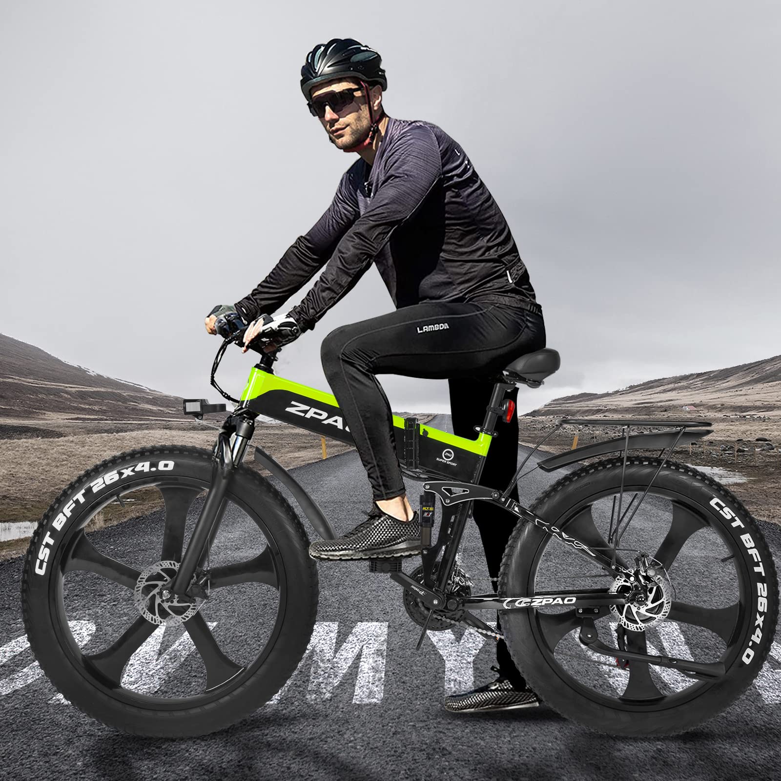 26-inch Fat tire Electric Bicycle 48V 1000W Motorcycle Snow
