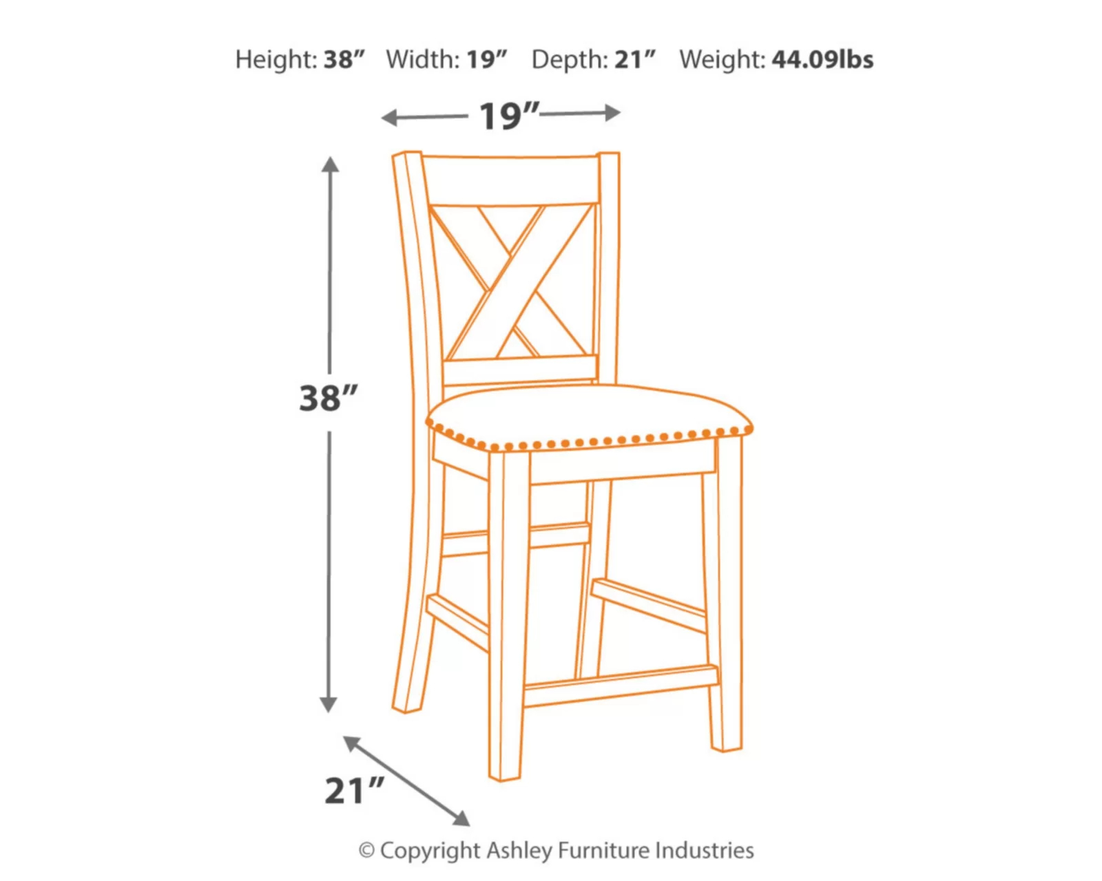 4 - Person Bar Furniture Counter Height Dining Set