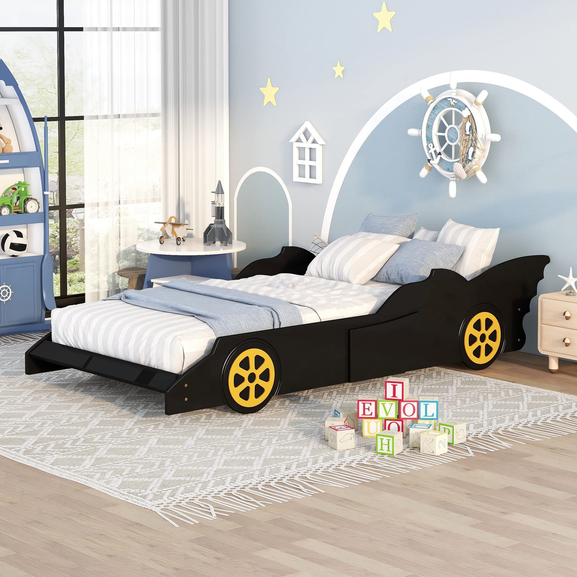 Twin Size Kids Platform Bed