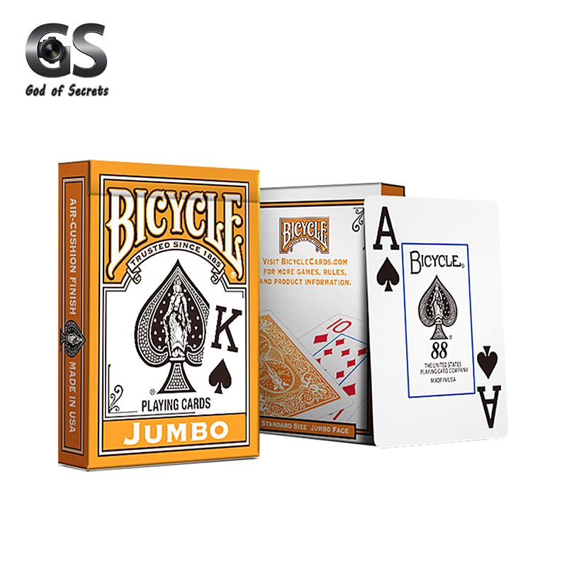 Bicycle Marked Decks Cards Classic Orange for Cheating Cards Lenses