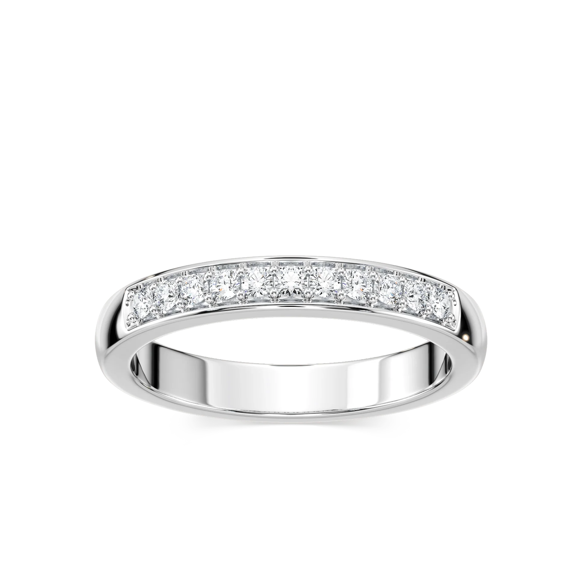 Helen 1/4 ctw Round Lab Grown Diamond Channel Set Wedding Band