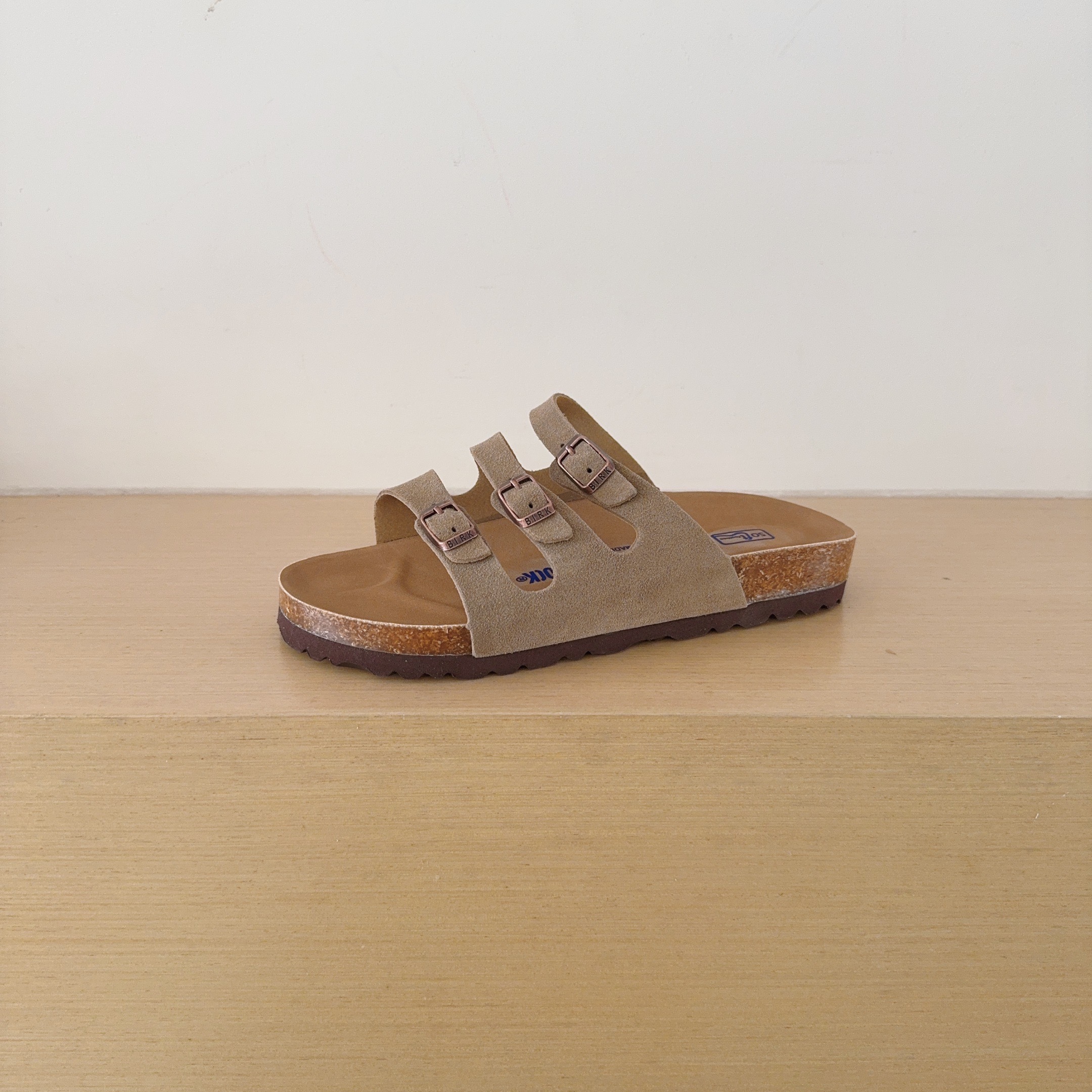 Birken-Style Three-Strap Sandals