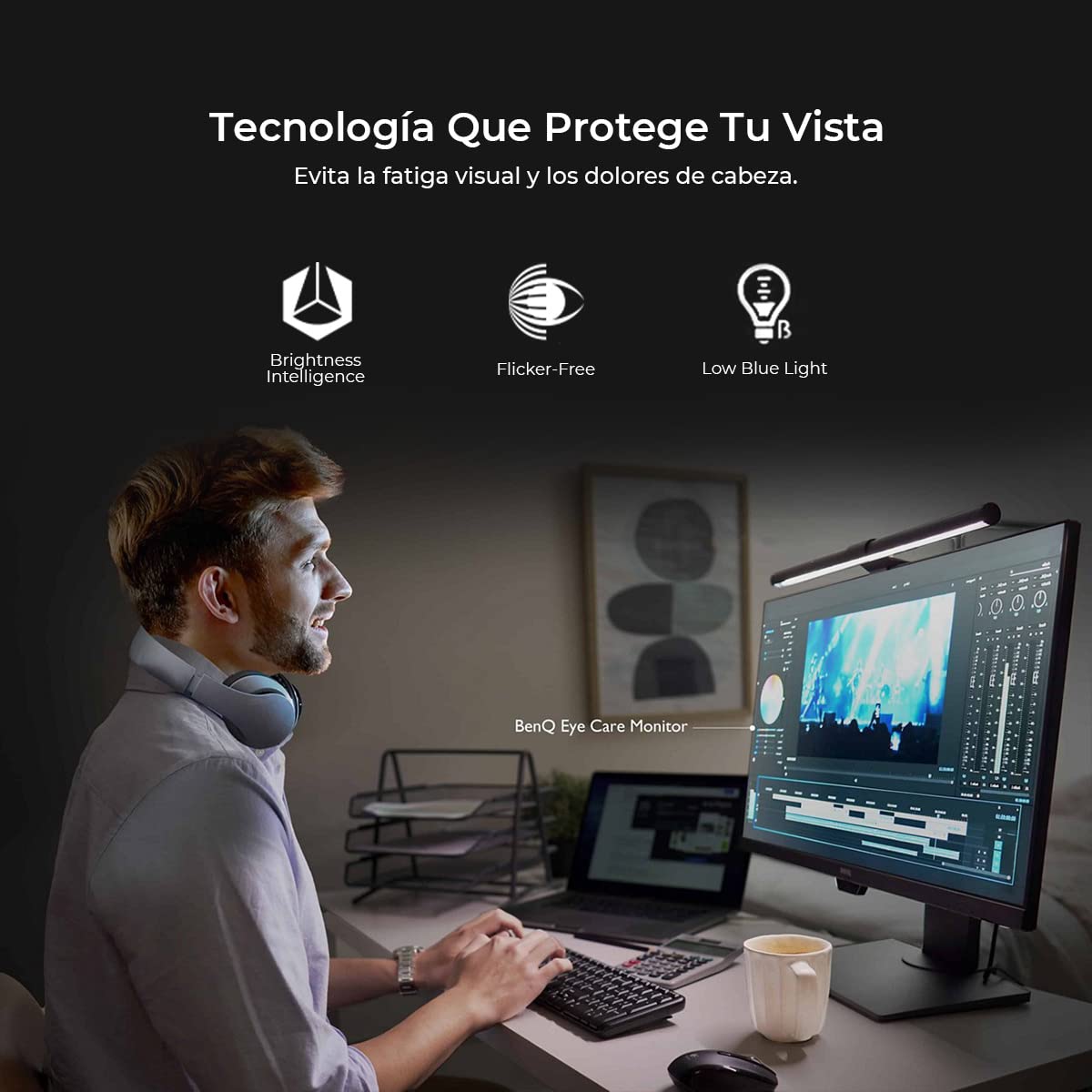 27 inch IPS 1080P Eyecare Monitor Office with Adaptive