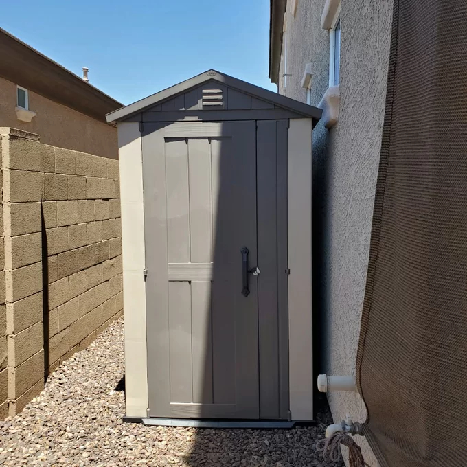 Factor 6 x 4 FT Strong Storage Shed Made Of Extremely Durable
