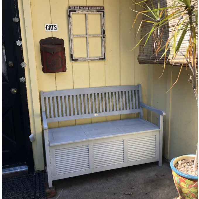 Wooden Storage Bench