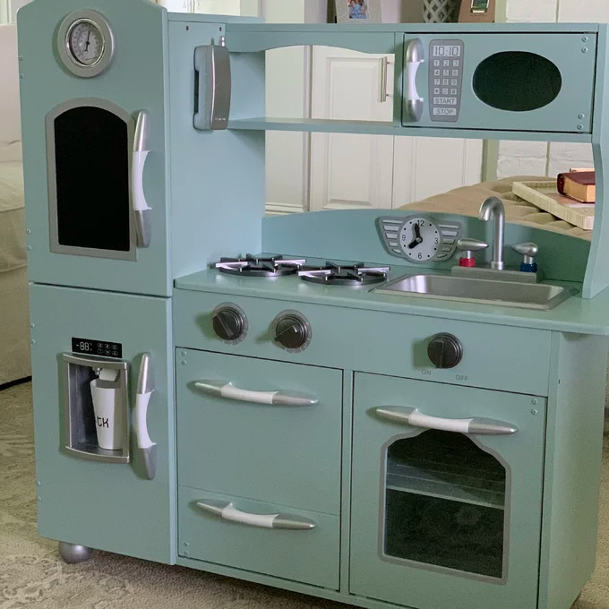 Wooden Play Kitchen Set