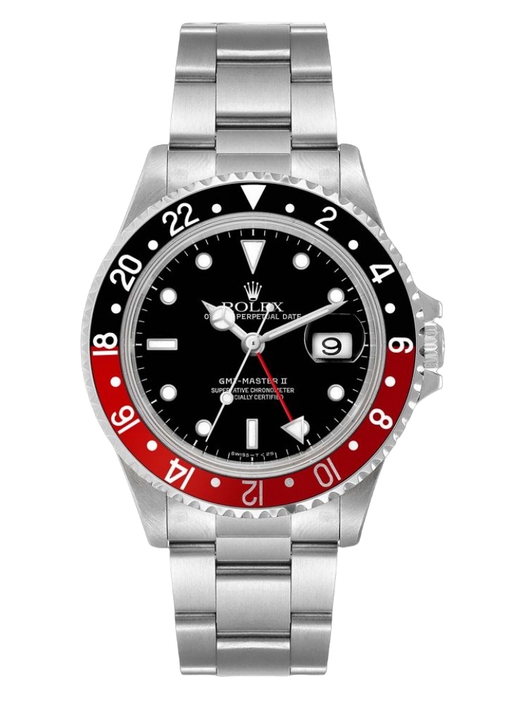 【Super Clone】Rolex GMT-Master II 16710 Black Dial Black Red Coke Bezel 40MM Mens Replica Watch