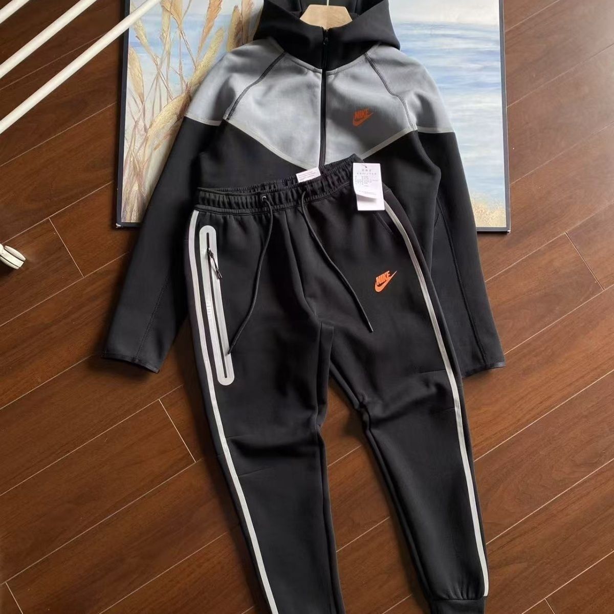 Nike outdoor sport pullover jacket set