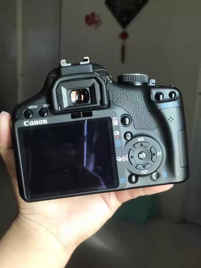 Canon EOS 550D 18.0MP SLR Camera with EF-S IS 18-55mm Lens-Black