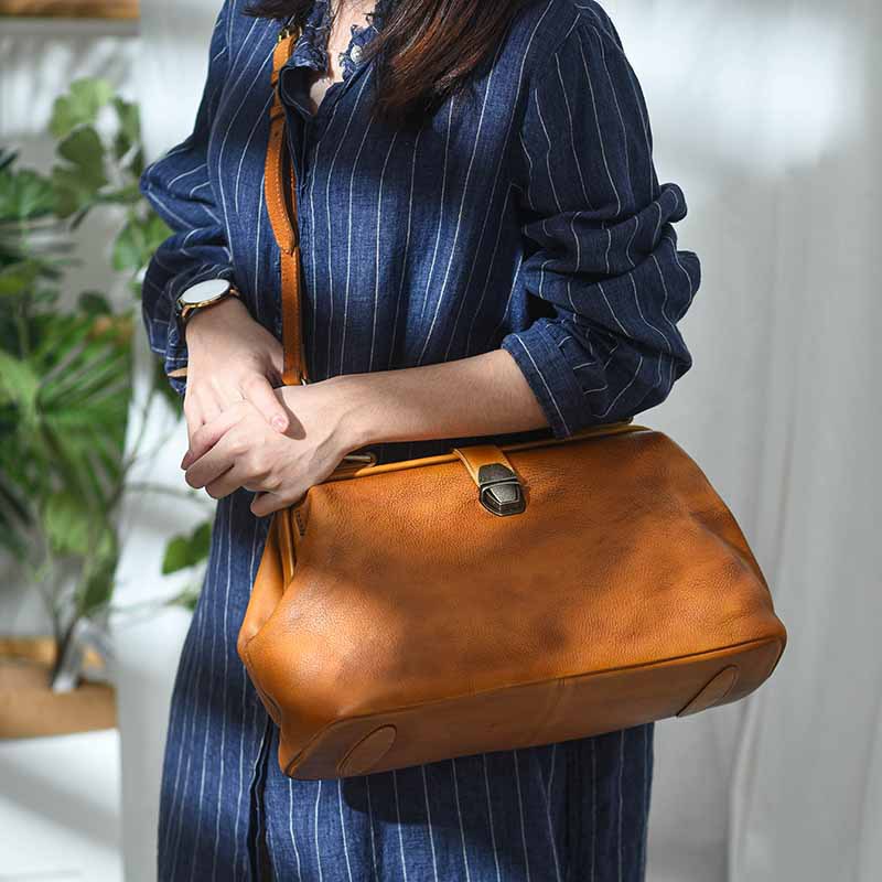 Vintage Leather Doctor's Bag