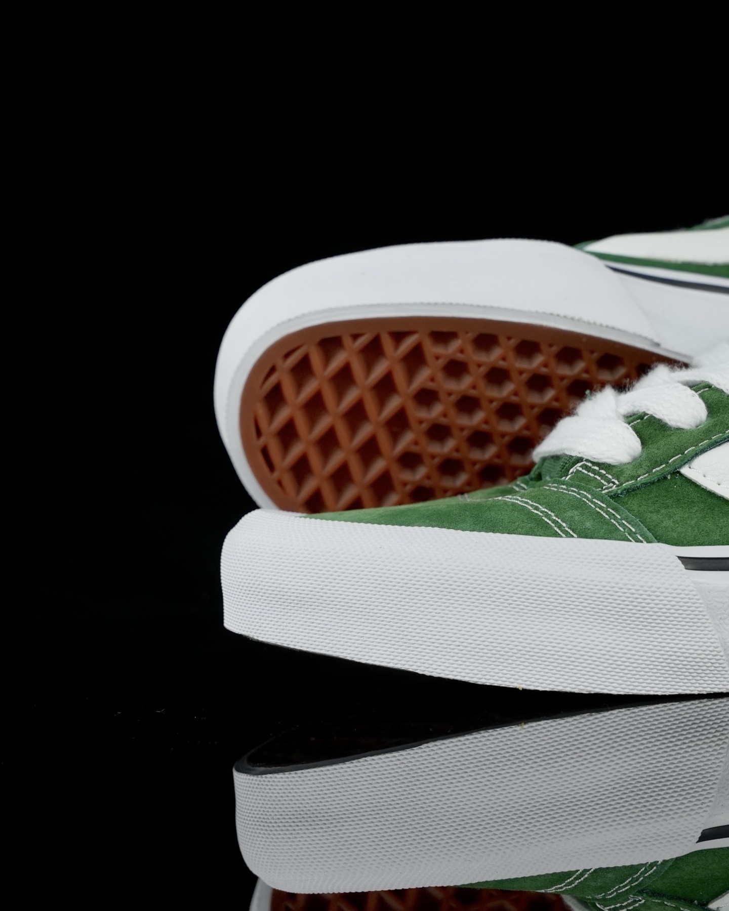Vans Knu Skool White Green Chunky Sneakers