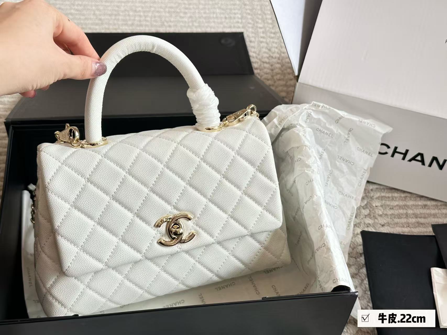 Chanel coco handle bag