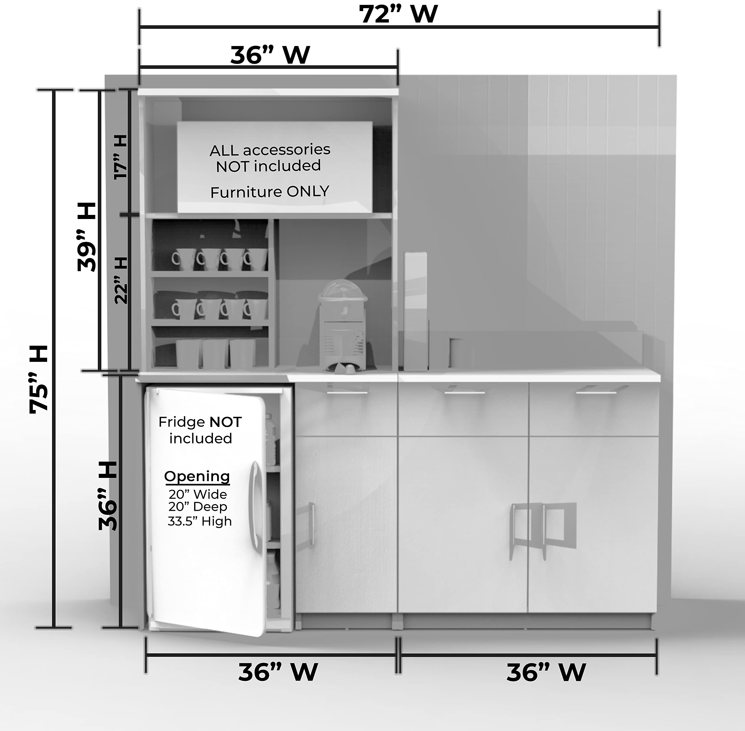 Coffee Break Lunch Room Furniture Buffet Model 2130 BREAKTIME 3