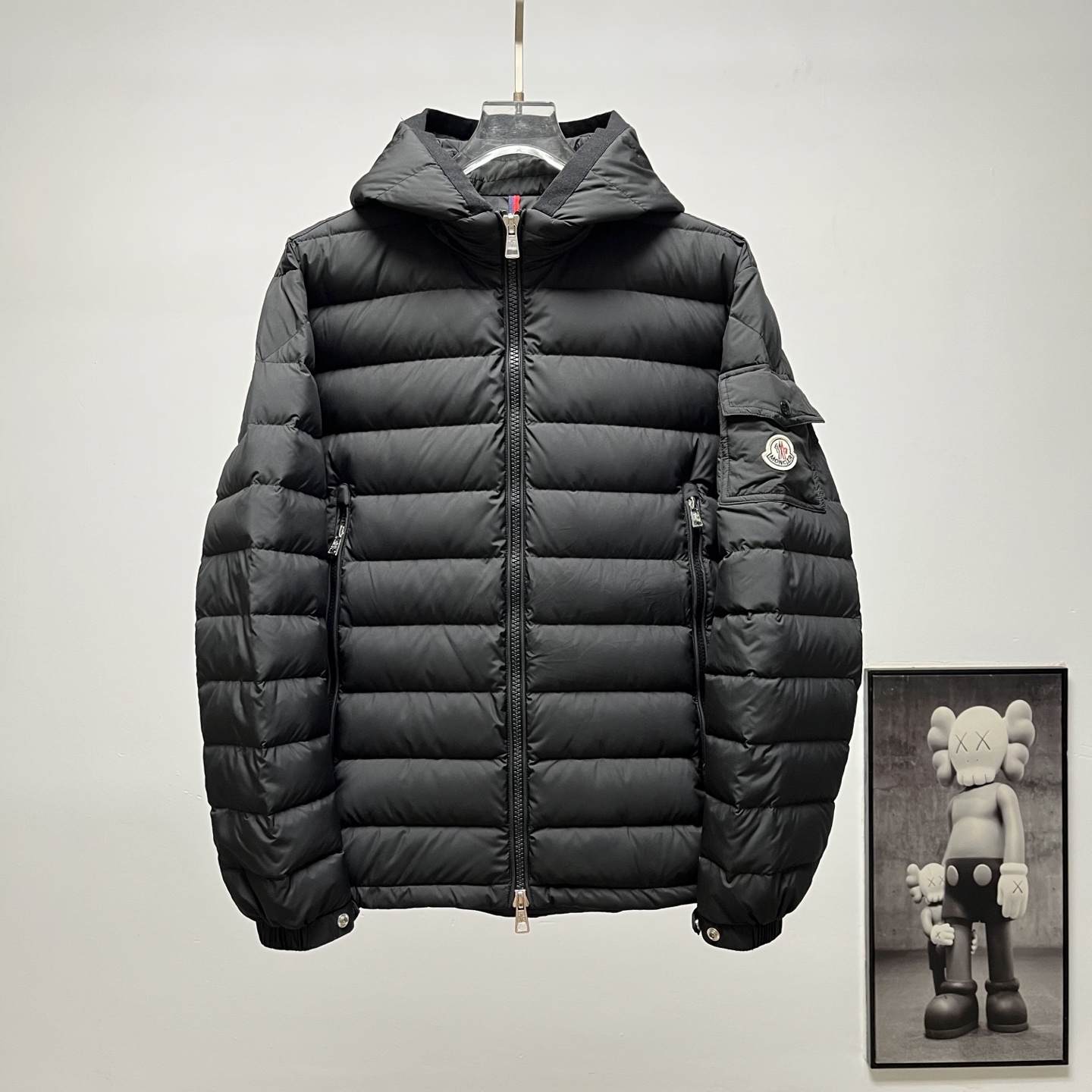 Moncler Lightweight Hooded Quilted Down Jacket
