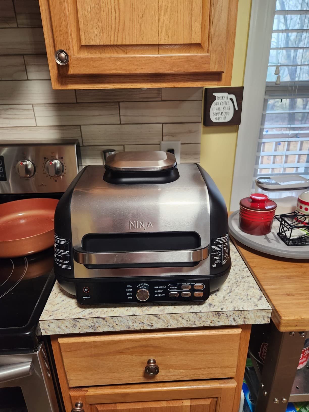Ninja IG651 Foodi Smart XL Pro 7-in-1 Indoor Grill/Griddle Combo