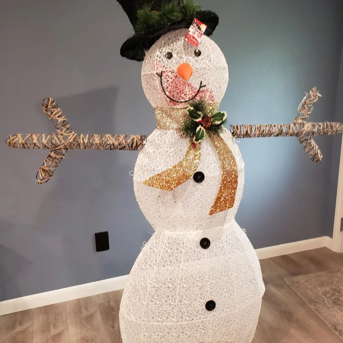 Snowman Lighted Display