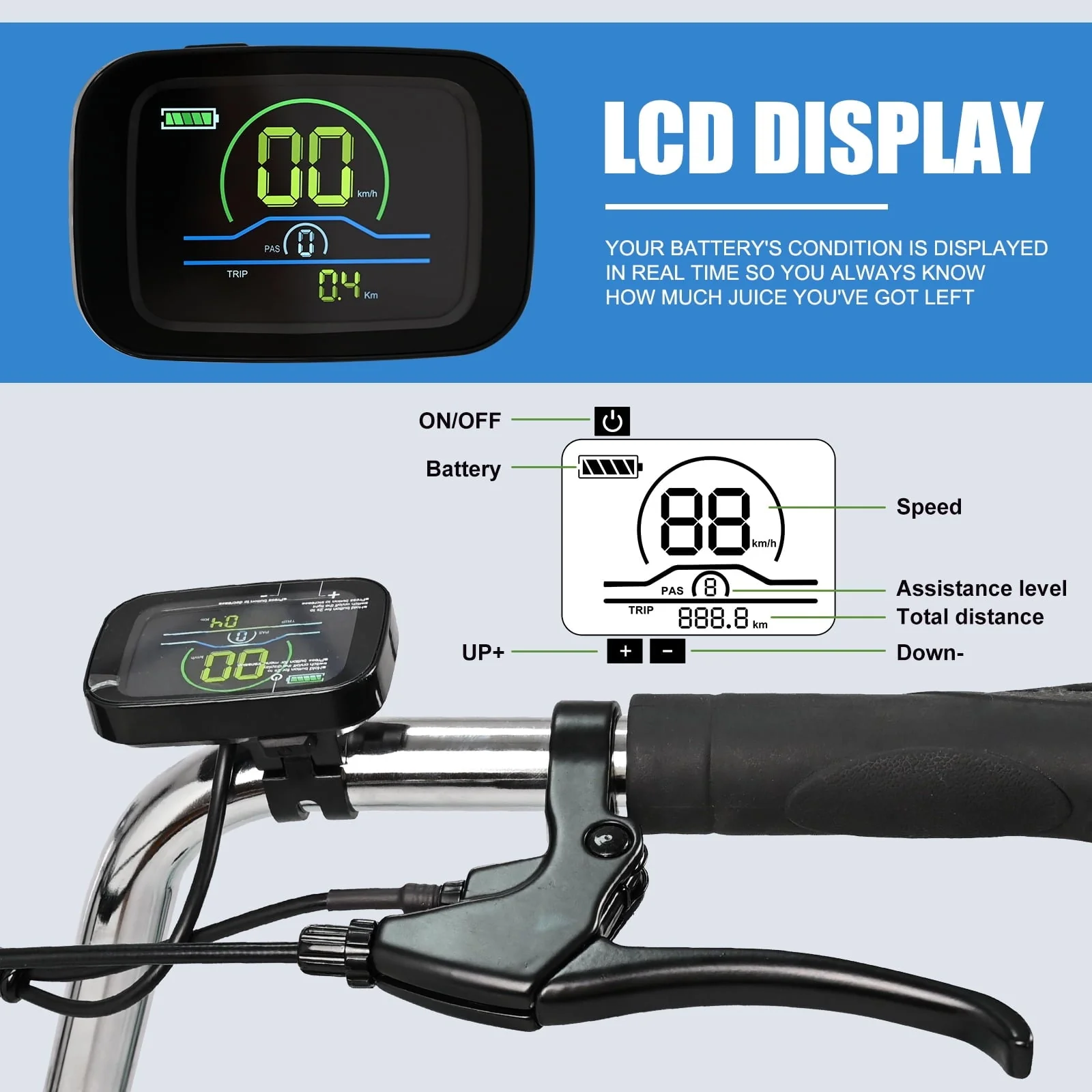 Lilypelle 24in Electric Tricycle with Basket, 350W, 36V 10.4Ah