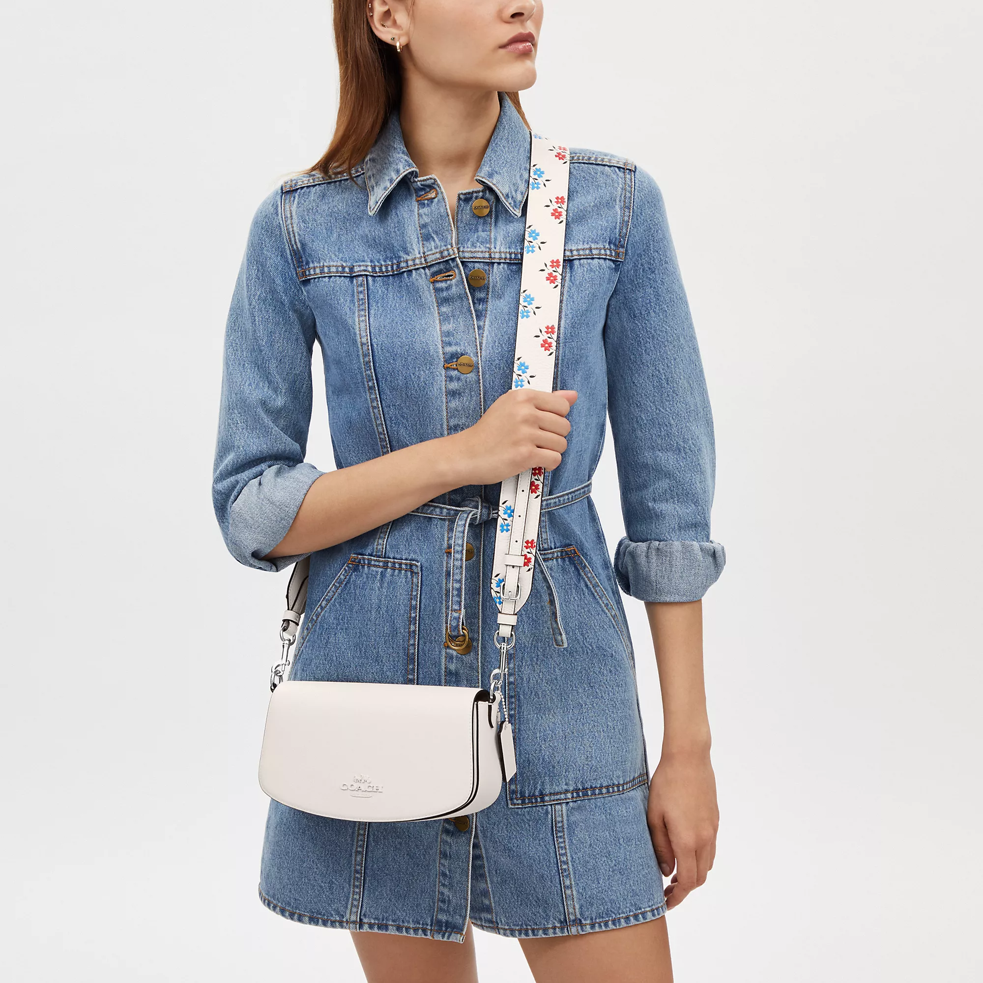 Outlet Strap With Floral Print