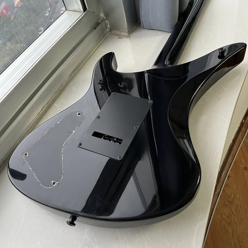 Black Synyster Gates Model FR Bridge Electric Guitar HH Pickups Electric Guitar