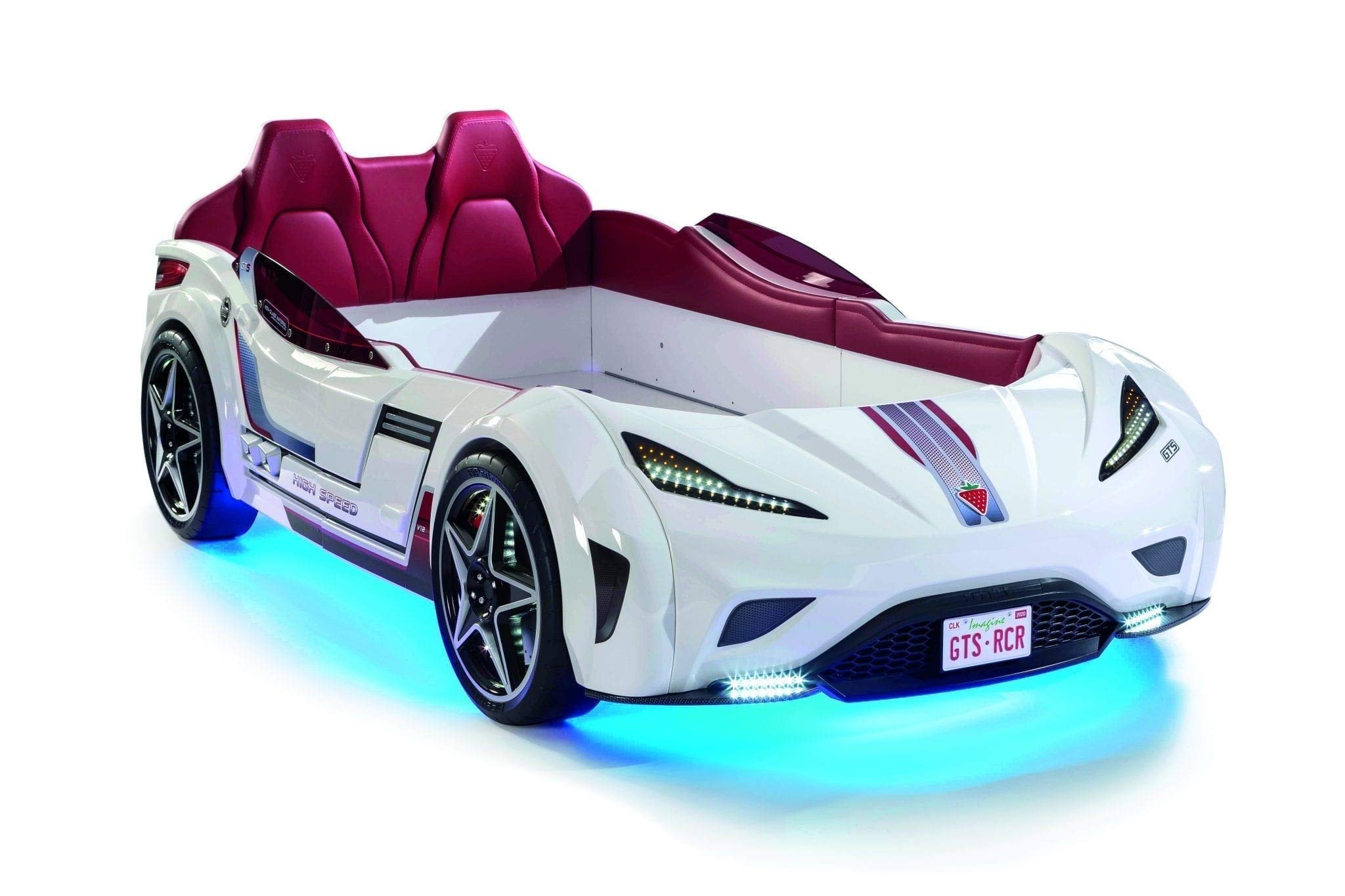 Racing Car Bed for Kids - Kids Car Bed with Led Lights