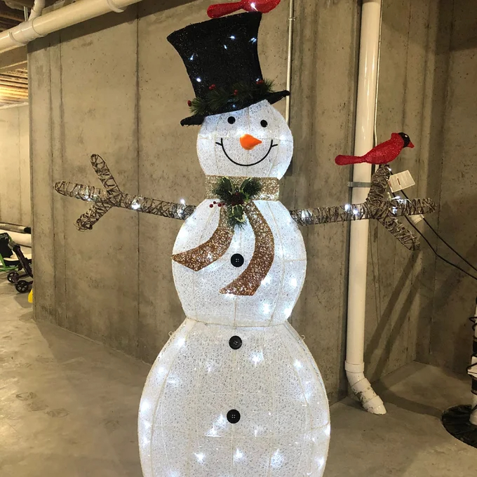 Snowman Lighted Display