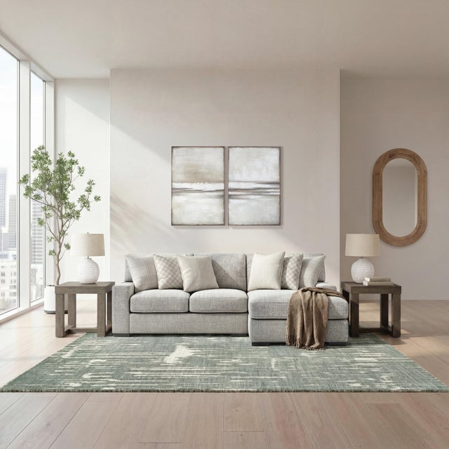 Larce 2-Piece Next-Gen Nuvella™ Performance Fabric Sofa Chaise