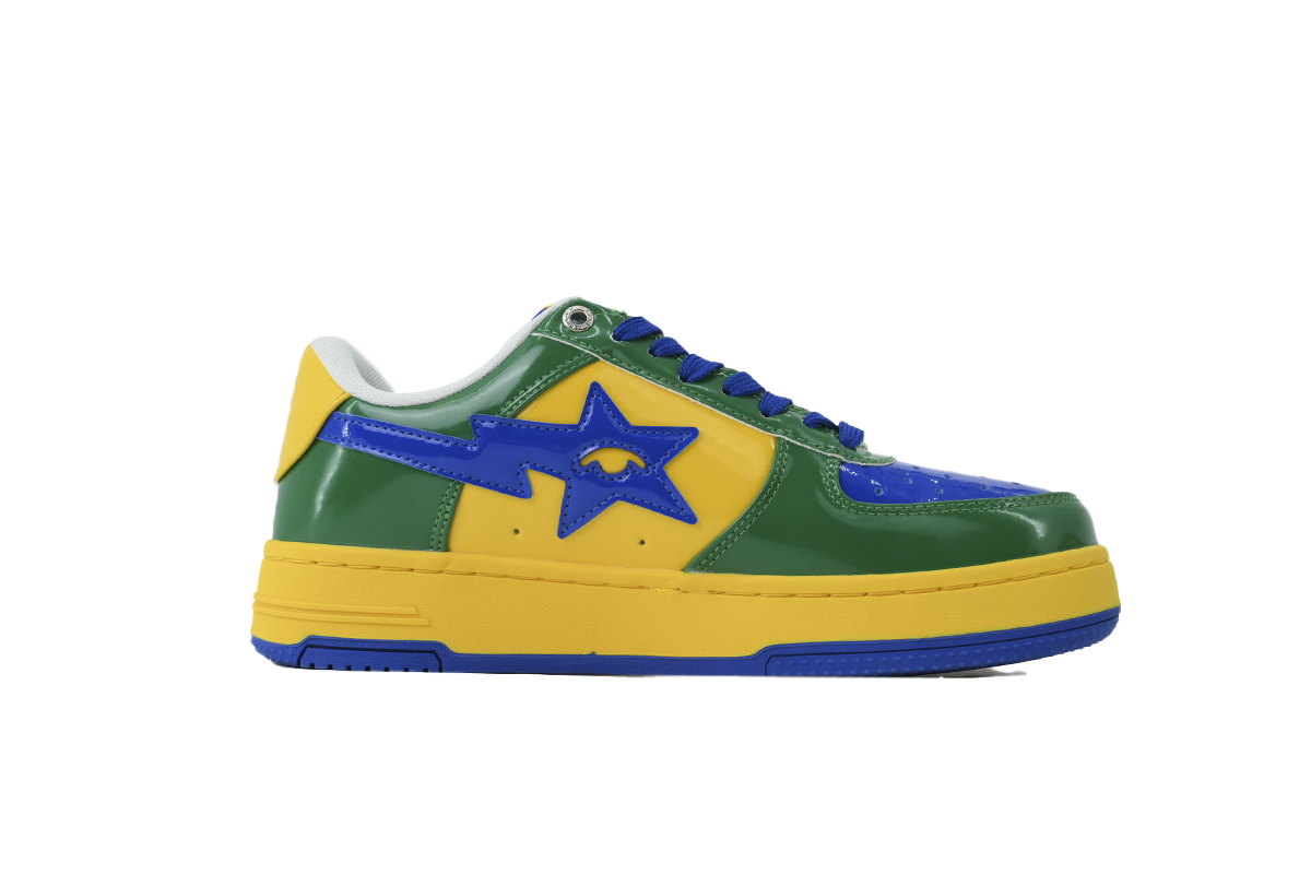 KidSuper × A BATHING APE BAPE STA Brazil Green Yellow 1M23 191 936
