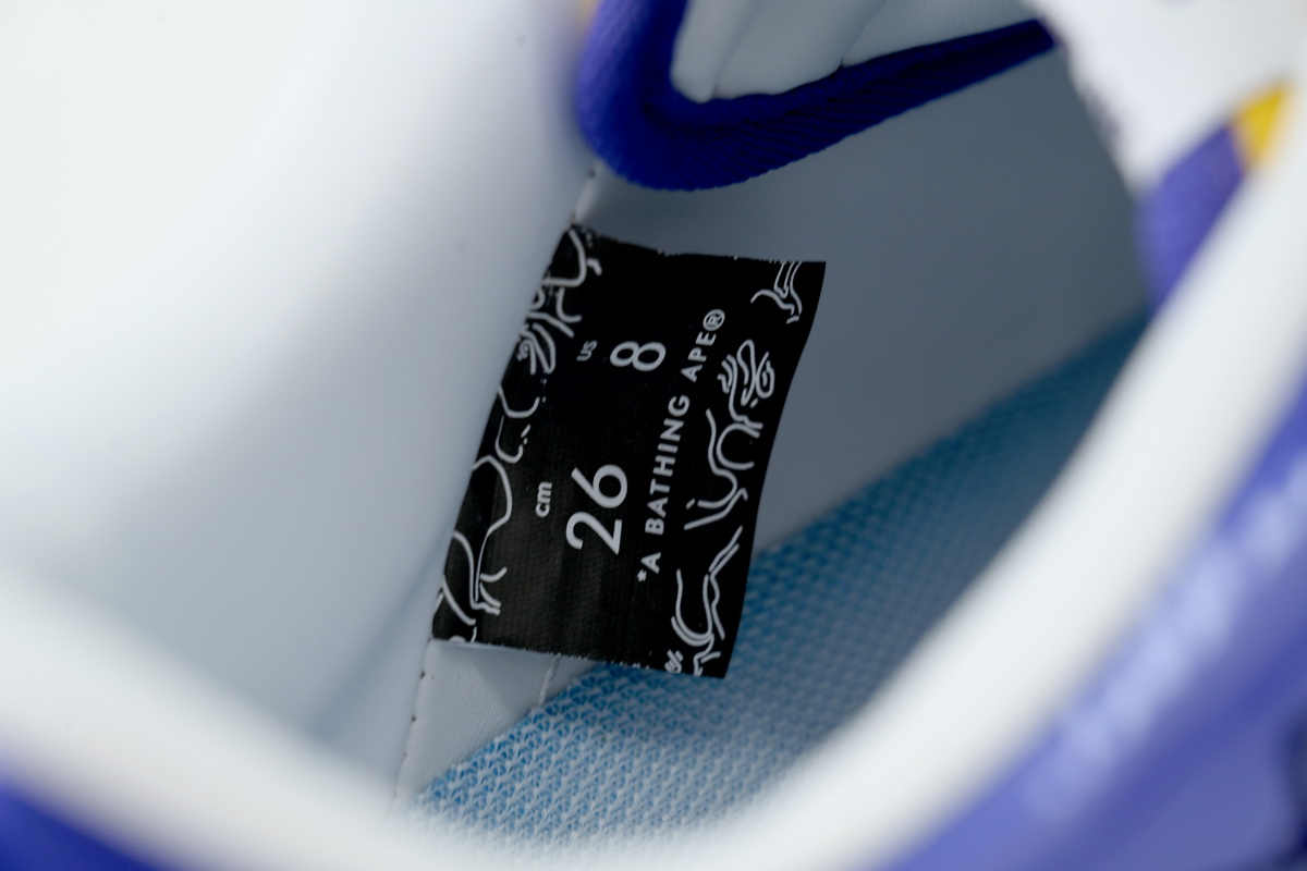 A BATHING APE BAPE Purple Yellow OZXSHM304911P