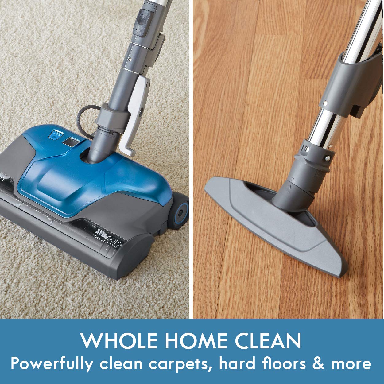 Canister Vacuum Cleaner 2-Motor Power Suction with Pet