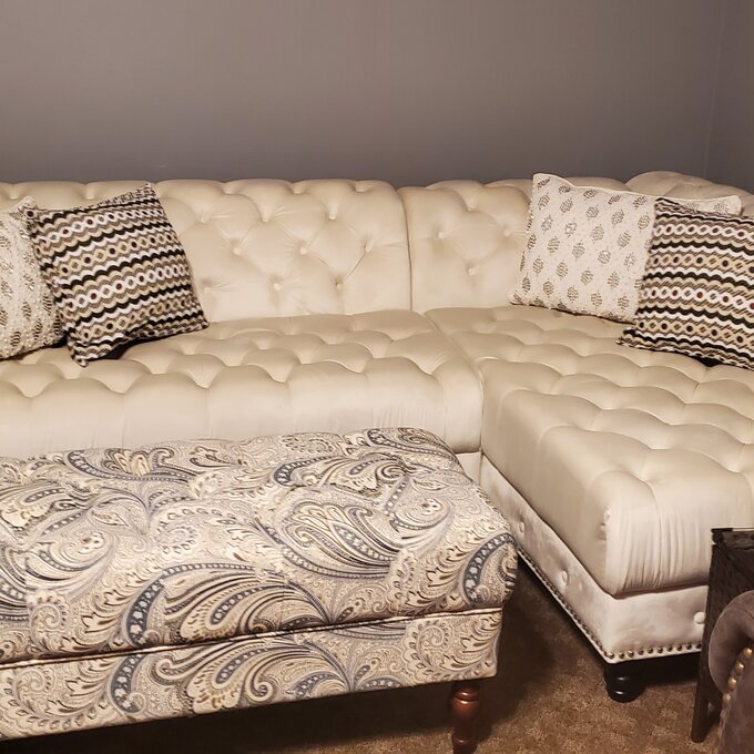 Lora 2 - Piece Upholstered Chaise Sectional