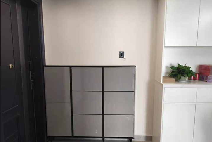 Simple and modern ultra-thin shoe cabinet with large capacity