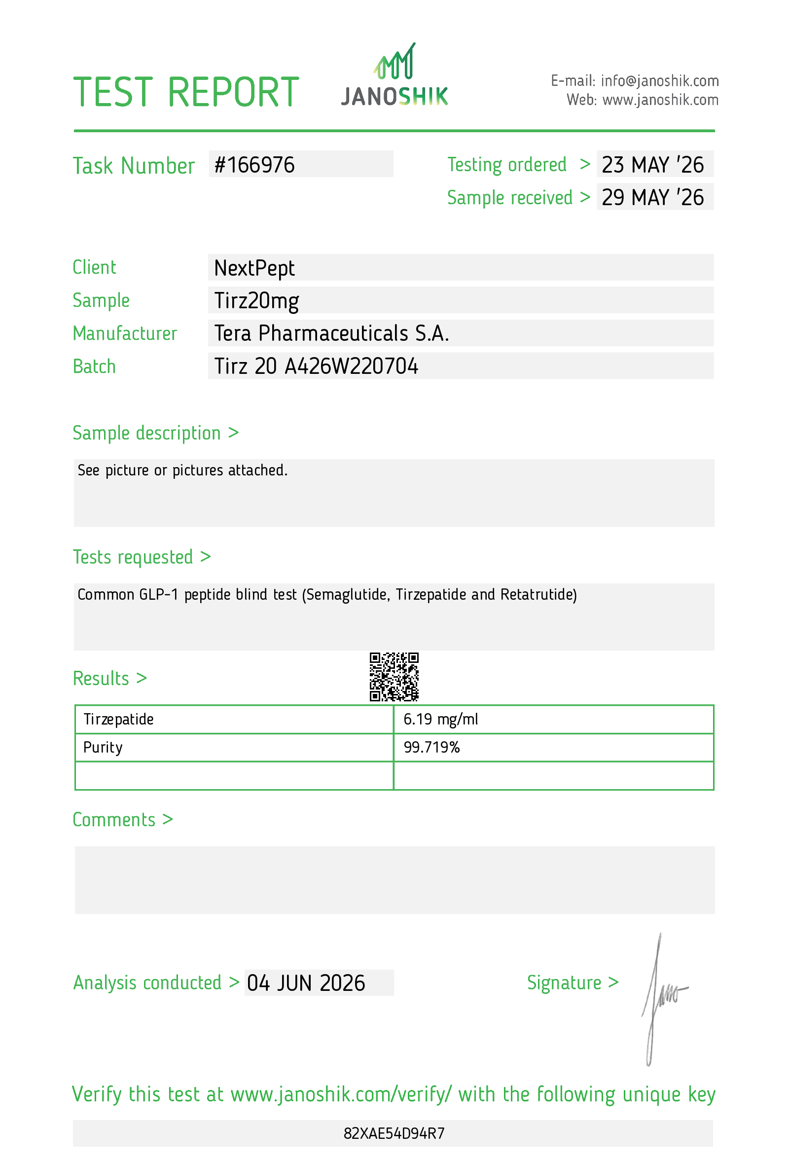 Tirzepatide 20mg One*Pen
