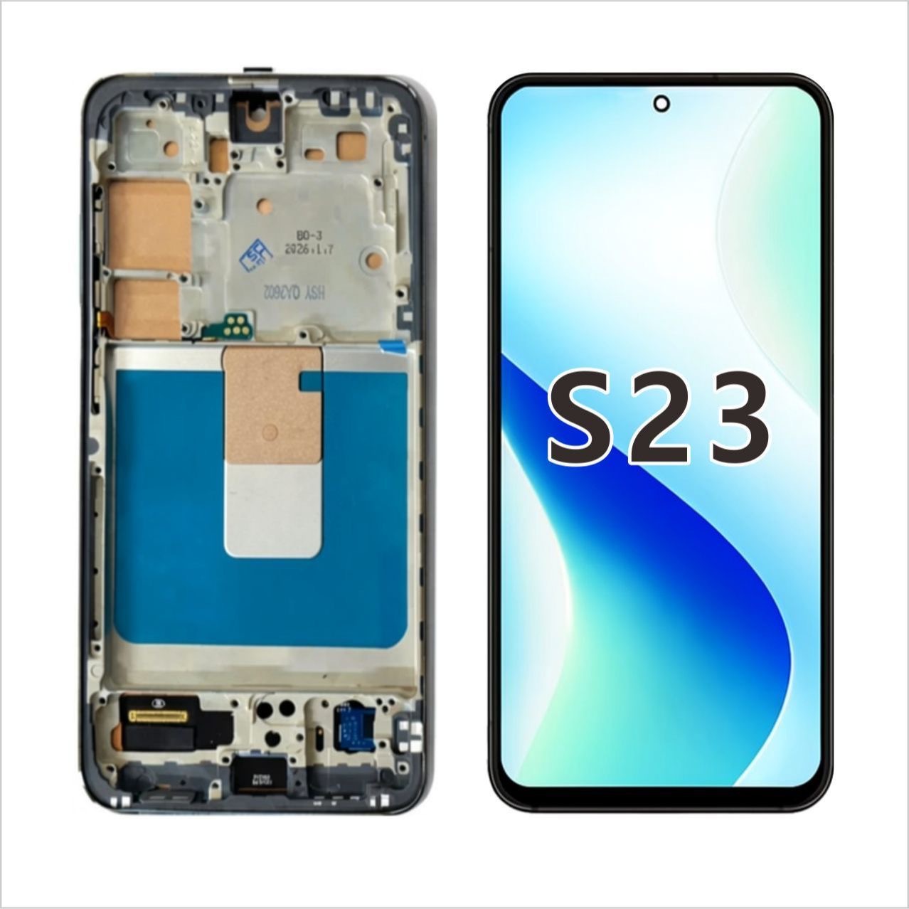 Galaxy S23 LCD / OLED Screen LCD - back view