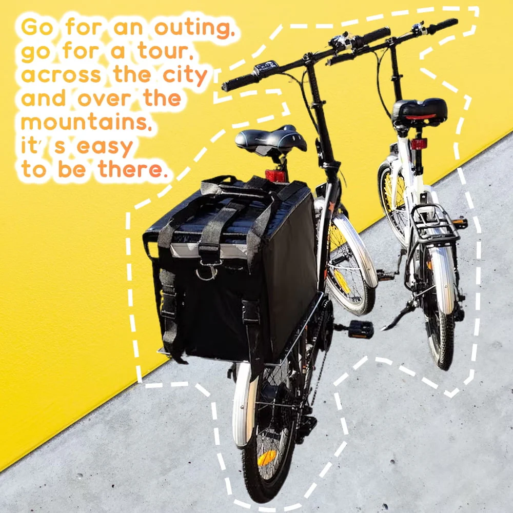 ECOTRIC E-Ride 20in Folding Electric Bike, 350W, 36V