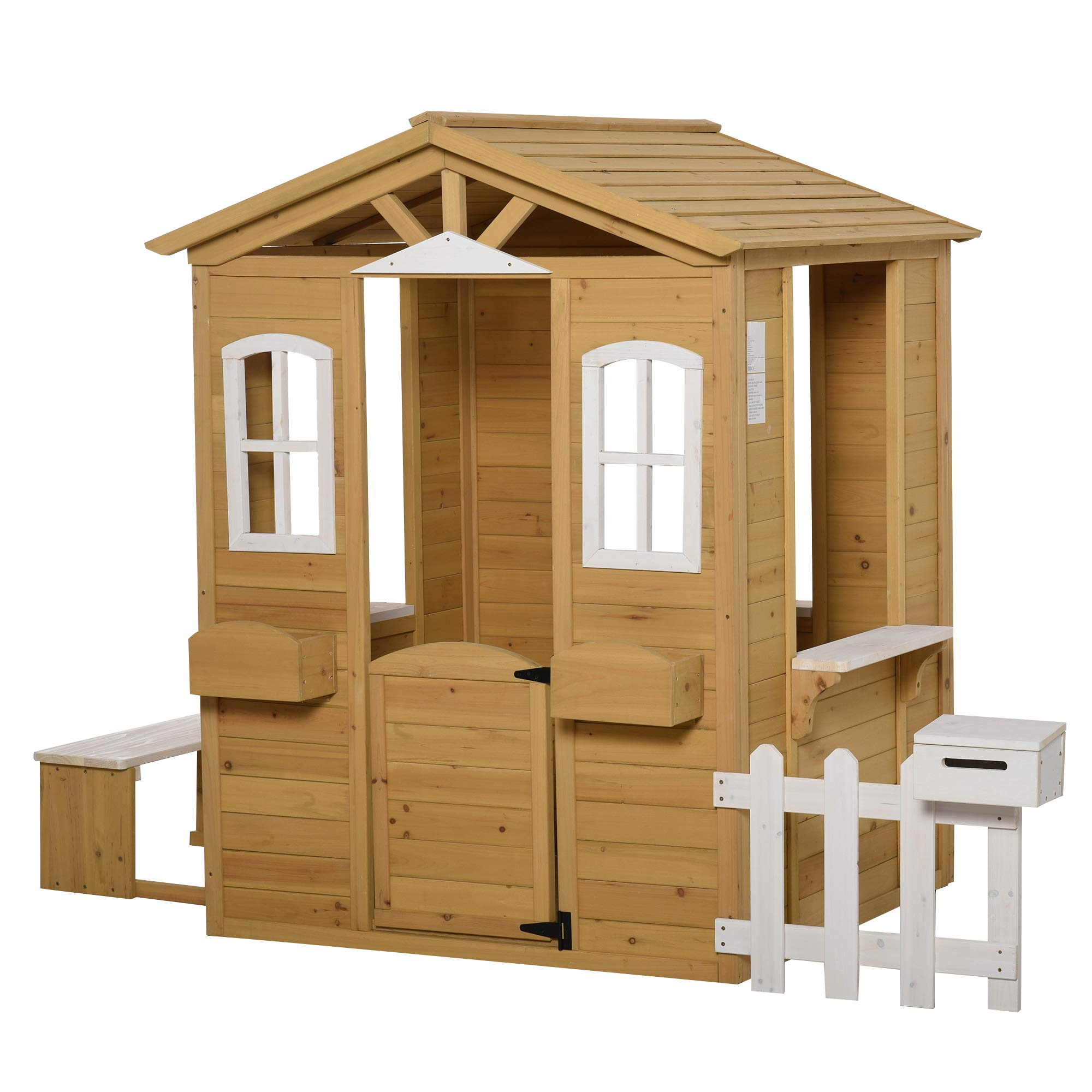 【Baby&Kids】Outdoor 【Baby&Kids】 Playhouse for Kids Wooden Cottage
