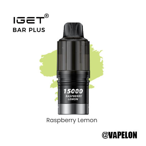 IGET BAR V4 Pod 15000 Puffs - Raspberry Lemon