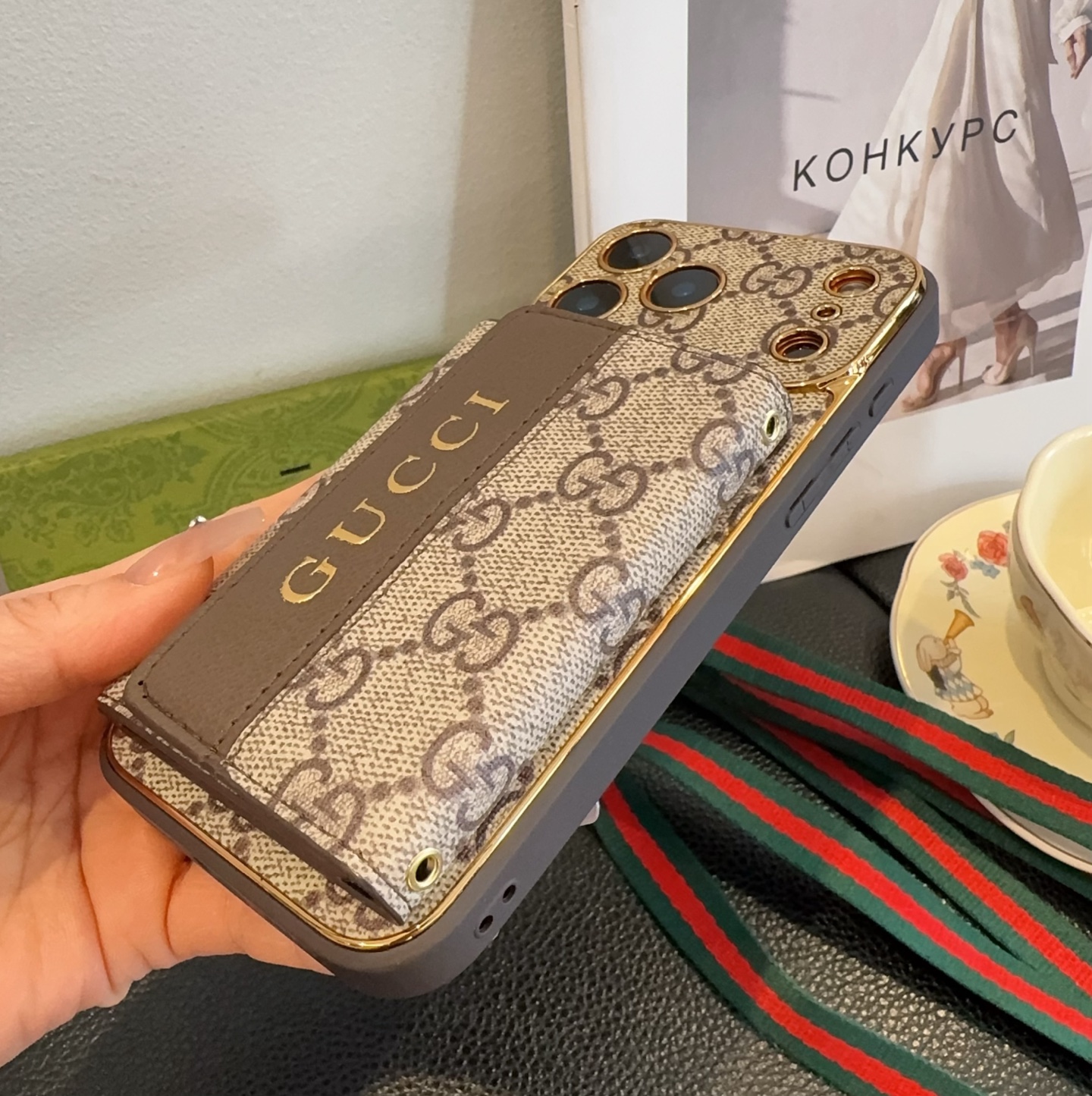 Gucci Card Holder Phone Case