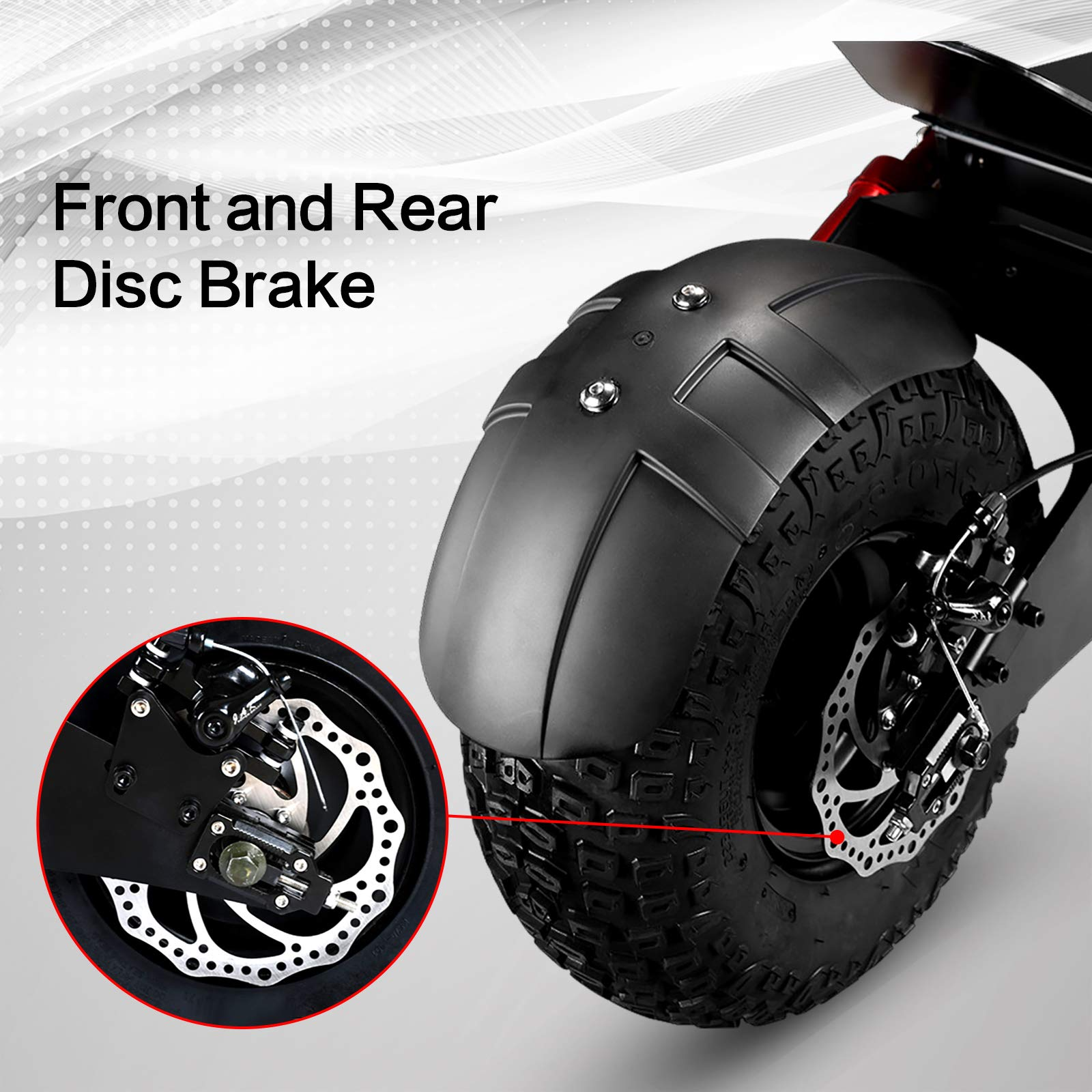 Electric Fat Tire Scooter - Motor Adults Off Road Scooters