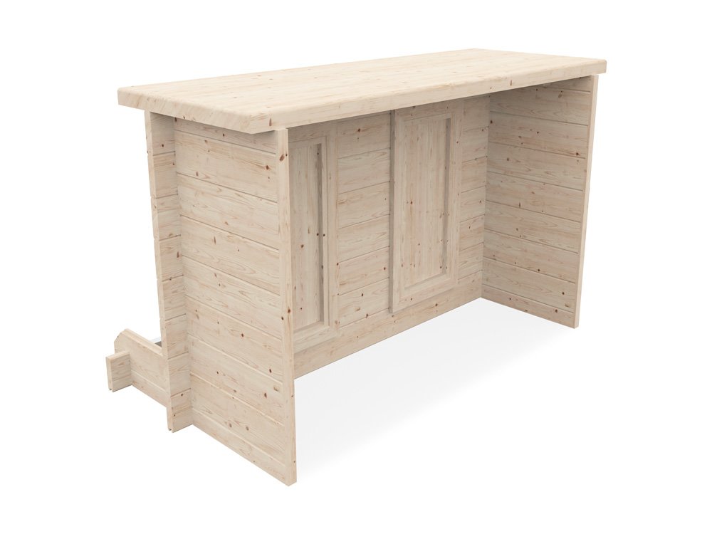 Bar Counter Man Cave Home Bar Party Lounge Wood Summer Garden